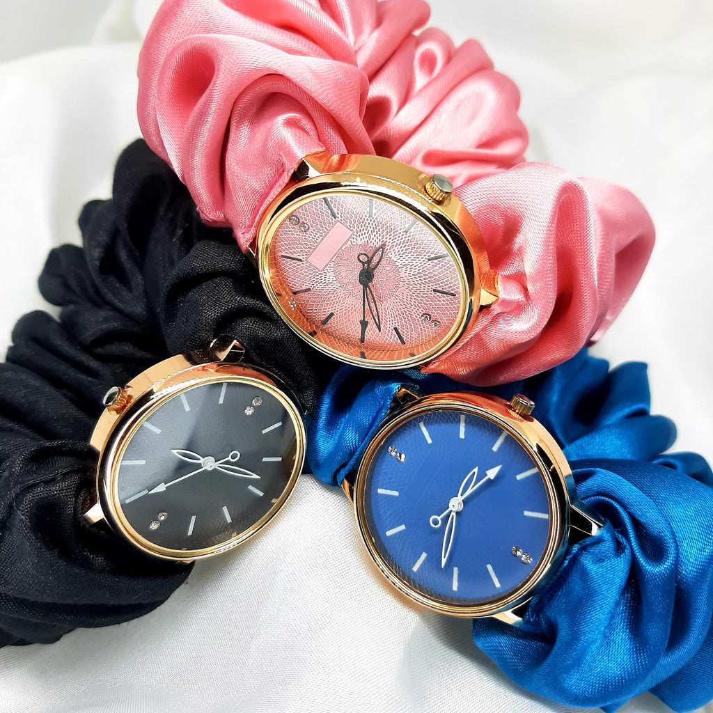 Korean Scrunchie watches for girls